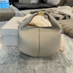 Polene Beri in Textured Chalk (Detachable strap)